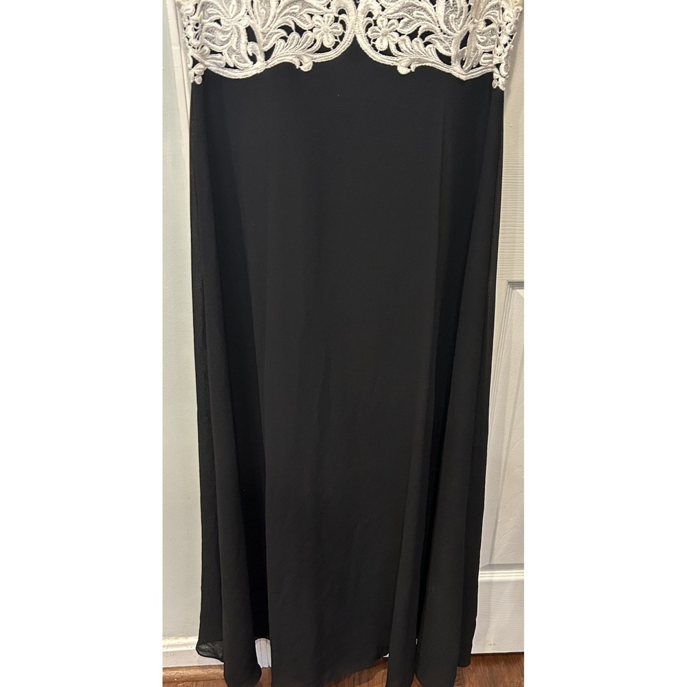 Scott McClintock Lace Formal Dress/Gown Vintage Size 12 Ivory Lace Coquette 80s - Picture 4 of 16